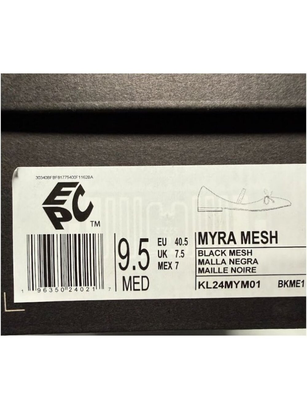 Kenneth Cole New York Womens Myra Square Toe Ballet Flats Black Size 9.5 NEW - Picture 7 of 7